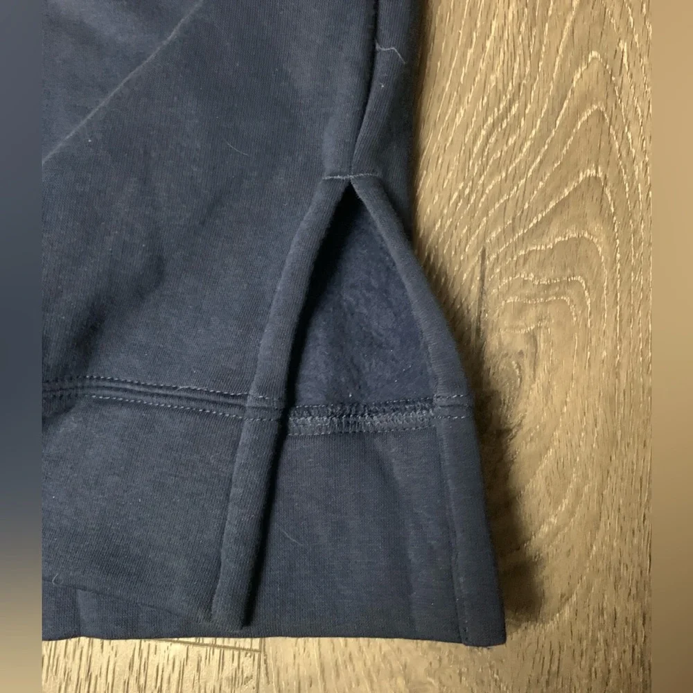 Michigan Wolverines Nike Pullover Sweatshirt Women’s Medium Navy Fleece Campus - Picture 8 of 11